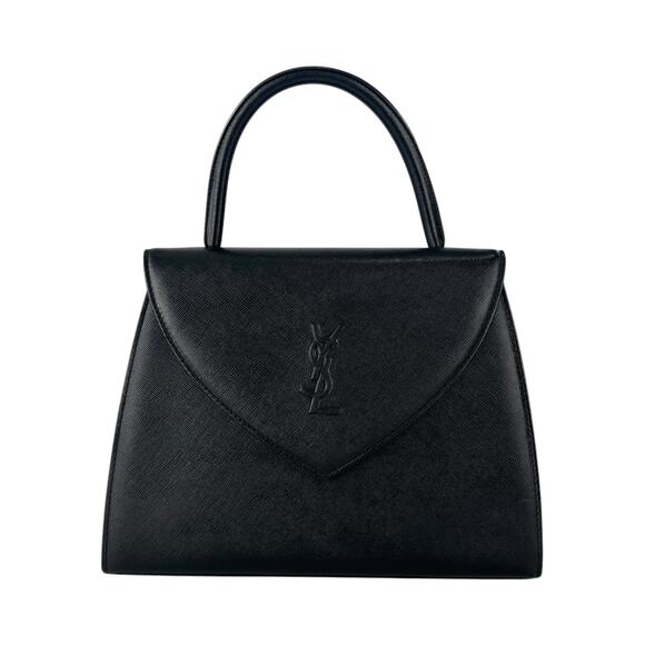 YSL Vintage Leather Top Handle Bag - Picture 1 of 8